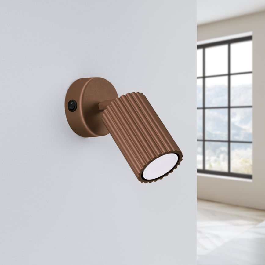 Brilagi - Applique murale spot LED CRESTO 1xGU10/10W/230V marron