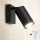 Brilagi - Applique murale spot LED RGBW dimmable avec interrupteur SELE 1xGU10/4,8W/230V 3000K noir + télécommande