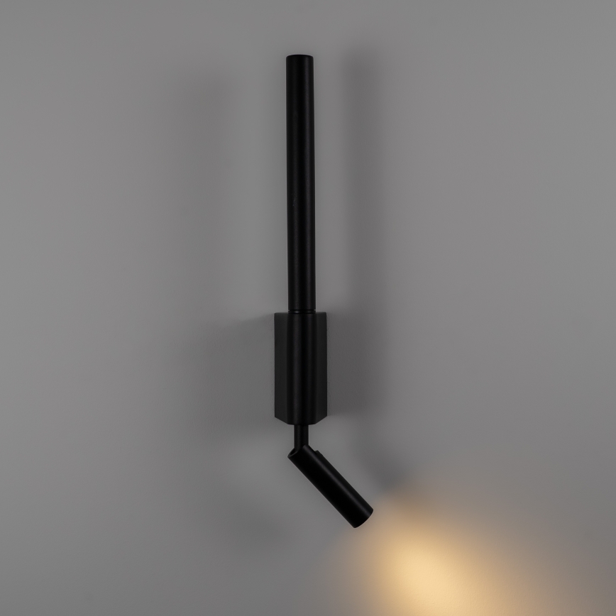 Brilagi - Applique murale spot LED VIXON LED/3W/230V + LED/5W noire IRC 90