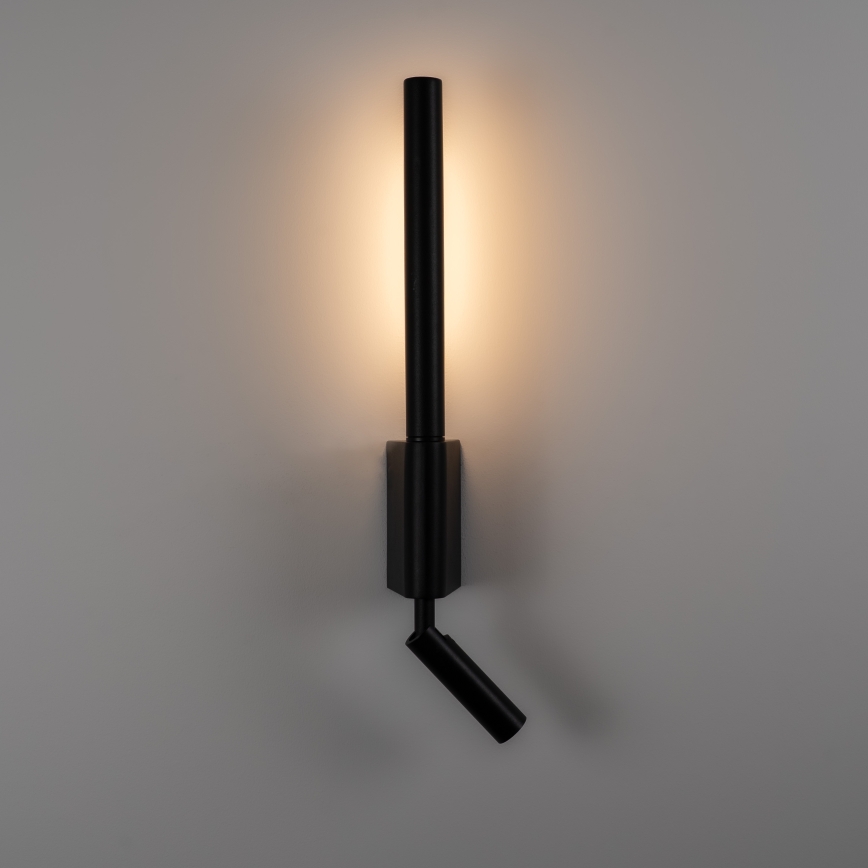 Brilagi - Applique murale spot LED VIXON LED/3W/230V + LED/5W noire IRC 90