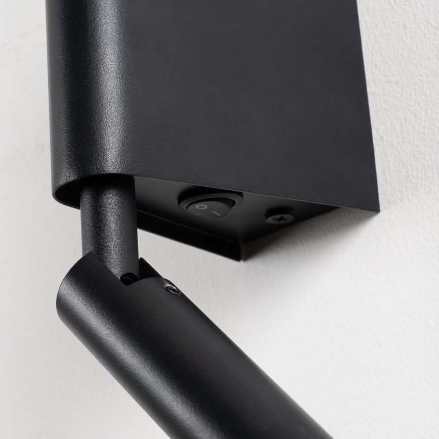 Brilagi - Applique murale spot LED VIXON LED/3W/230V + LED/5W noire IRC 90