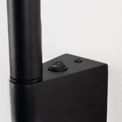 Brilagi - Applique murale spot LED VIXON LED/3W/230V + LED/5W noire IRC 90