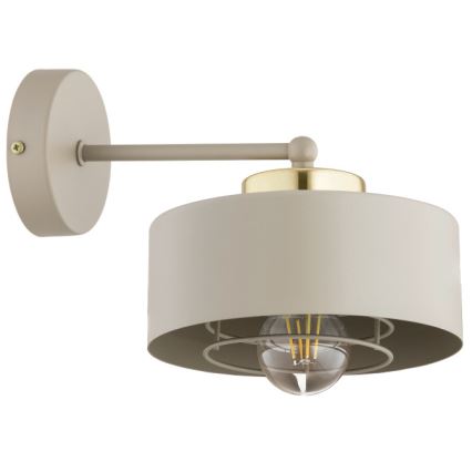 Brilagi - Applique murale SPRING 1xE27/60W/230V beige/doré