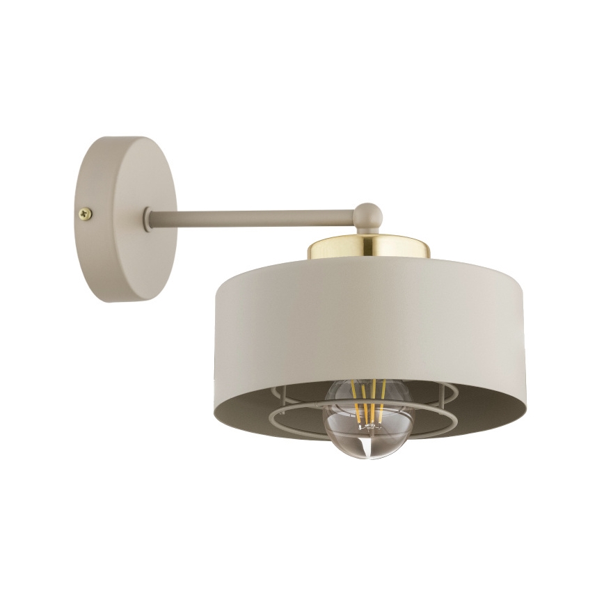 Brilagi - Applique murale SPRING 1xE27/60W/230V beige/doré
