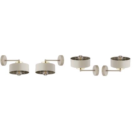 Brilagi - Applique murale SPRING 1xE27/60W/230V beige/doré