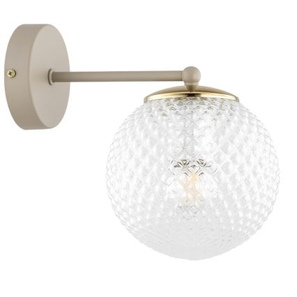 Brilagi - Applique murale STELLA 1xE27/60W/230V beige/doré