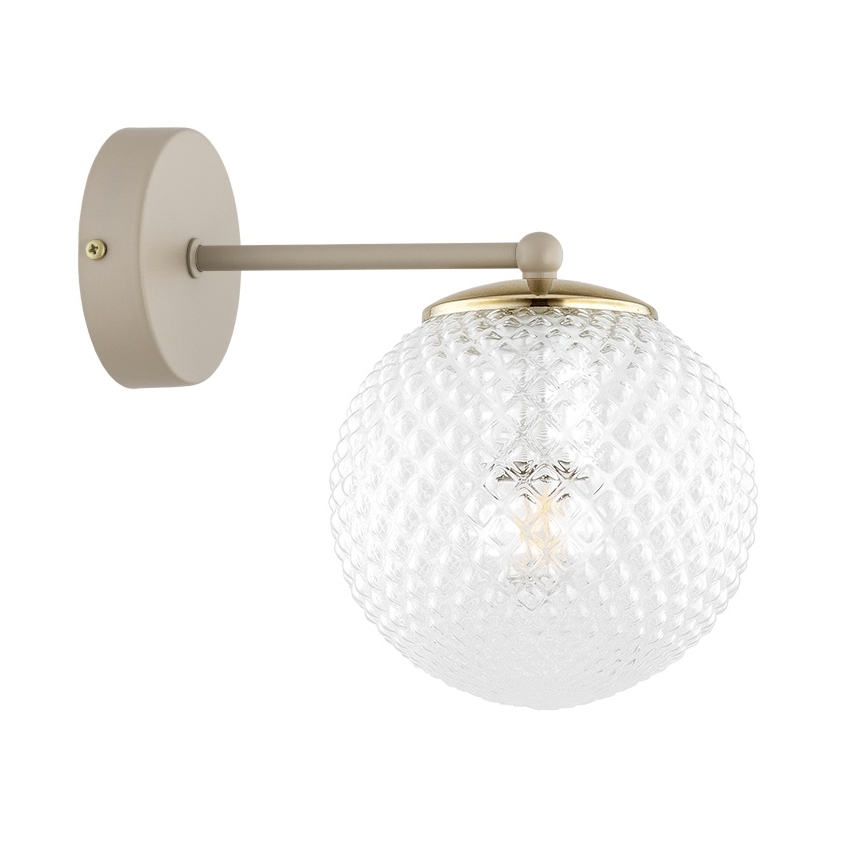 Brilagi - Applique murale STELLA 1xE27/60W/230V beige/doré