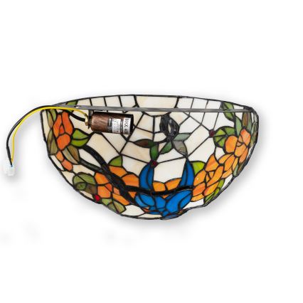 Brilagi - Applique murale Tiffany en vitrail JUNGLE 1xE14/40W/230V