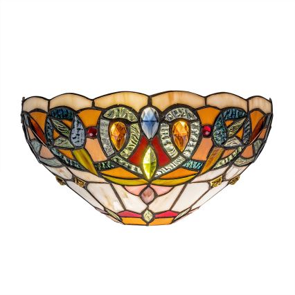 Brilagi - Applique murale Tiffany en vitrail LUISA 1xE27/40W/230V