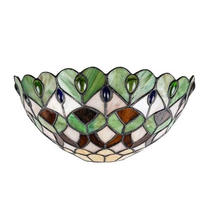 Brilagi - Applique murale Tiffany en vitrail MARGARET 1xE27/40W/230V