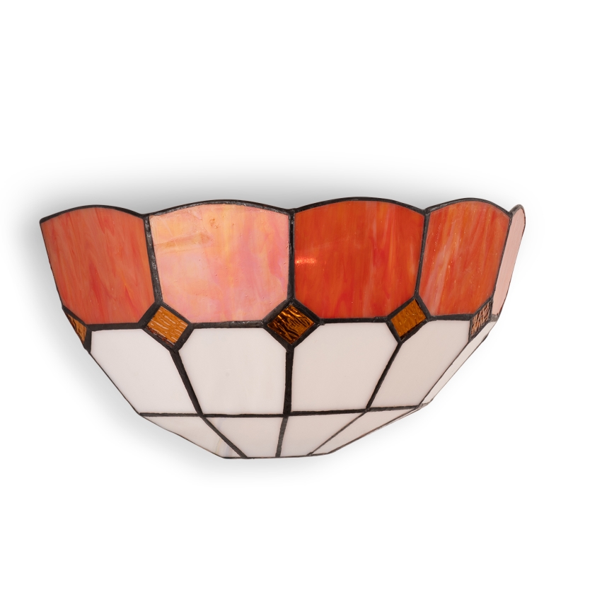 Brilagi - Applique murale Tiffany SIENNA en vitrail 1xE14/40W/230V
