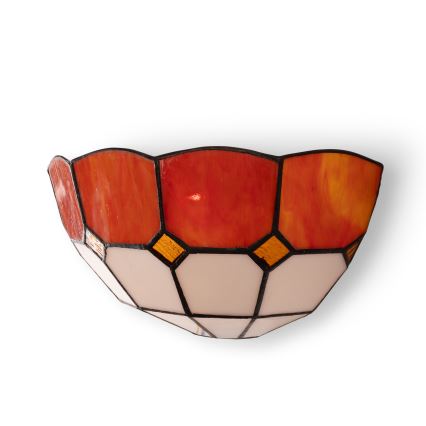 Brilagi - Applique murale Tiffany SIENNA en vitrail 1xE14/40W/230V
