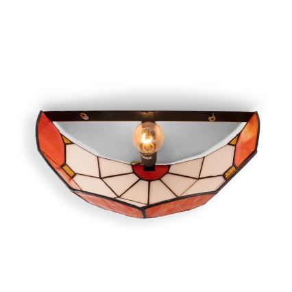 Brilagi - Applique murale Tiffany SIENNA en vitrail 1xE14/40W/230V