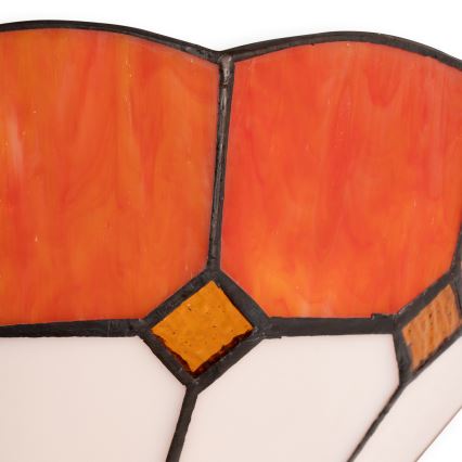Brilagi - Applique murale Tiffany SIENNA en vitrail 1xE14/40W/230V