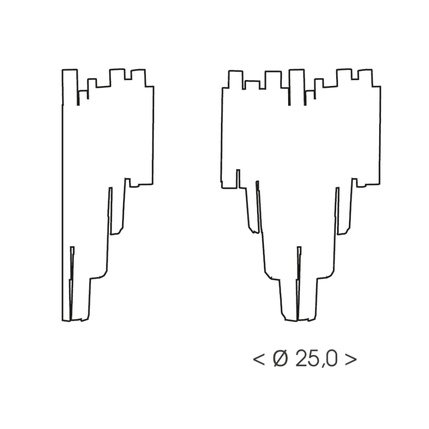 Brilagi - Applique murale VERVE 2xE14/40W/230V dorée