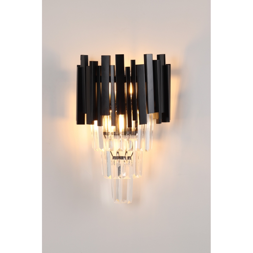 Brilagi - Applique murale VERVE 2xE14/40W/230V noire