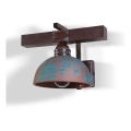BRILAGI - Applique murale VIRIONI 1xE27/60W/230V marron/patiné