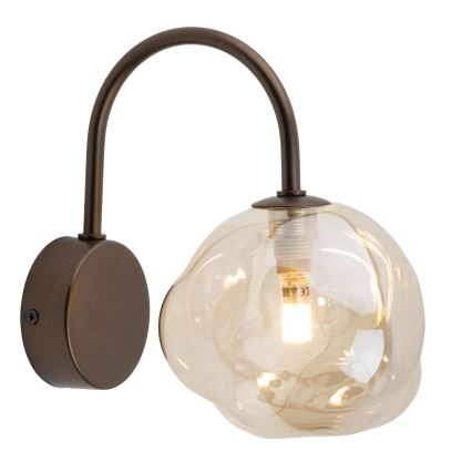 Brilagi - Applique murale VULCANO 1xG9/8W/230V bronze/beige fumé