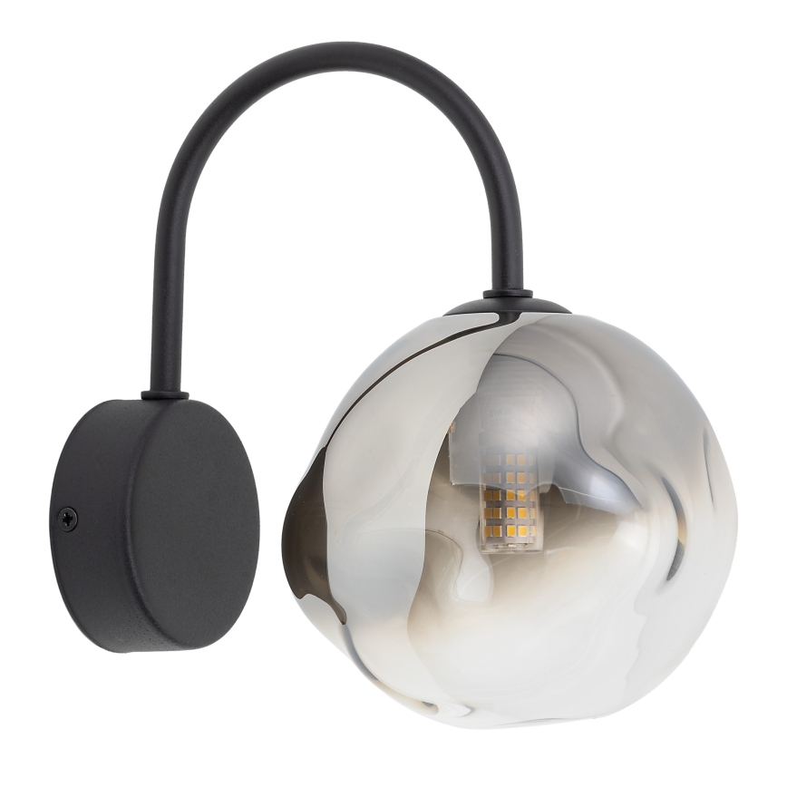 Brilagi - Applique murale VULCANO 1xG9/8W/230V noir/noir fumé