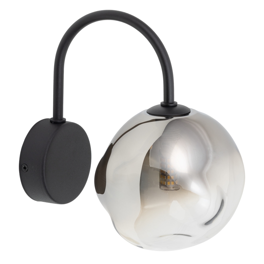 Brilagi - Applique murale VULCANO 1xG9/8W/230V noir/noir fumé