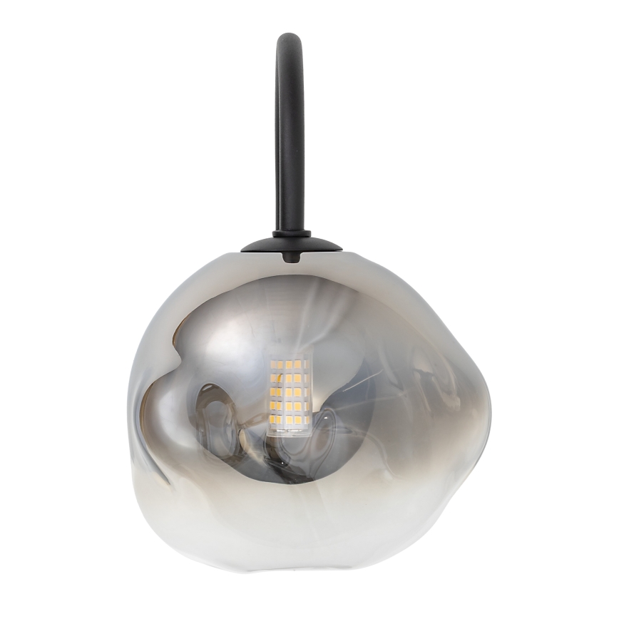 Brilagi - Applique murale VULCANO 1xG9/8W/230V noir/noir fumé
