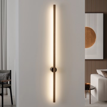 Brilagi - Applique murale WOODY LINE LED/12W/230V chêne noyer
