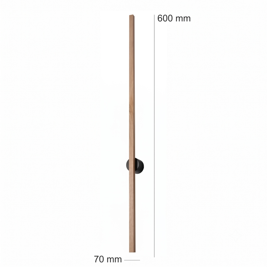 Brilagi - Applique murale WOODY LINE LED/7W/230V 4000K 60 cm chêne