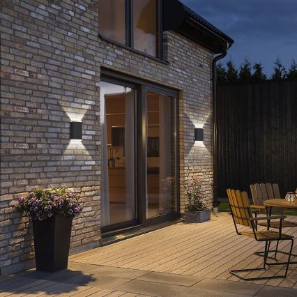 Brilagi - Applique murale solaire LED SUN GUARD LED/2W/3,7V 2000 mAh IP45