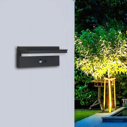 Brilagi - Applique solaire LED avec capteur SUN SENSE LED/10W/3,7V 4000 mAh IP44