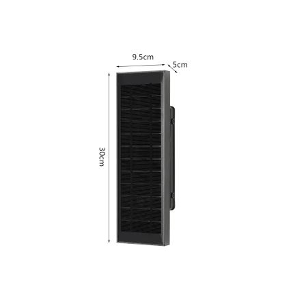 Brilagi - Applique murale solaire LED dimmable SUN LED/2,5W/3,7V 30 cm 2000 mAh IP44