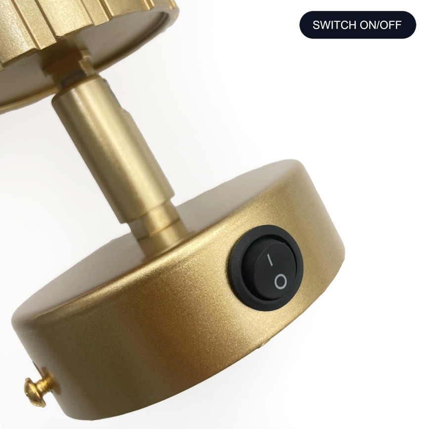 Brilagi - Applique spot murale CRISPINA 1xGU10/10W/230V dorée