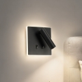 BRILAGI - Applique spot murale LED ZAYA DOUBLE LED/8W/230V + LED/3W noire