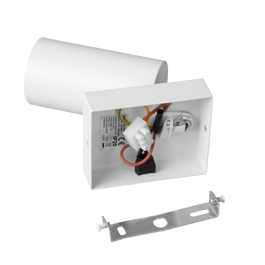 Brilagi - Applique murale spot avec interrupteur SELE 1xGU10/30W/230V blanc