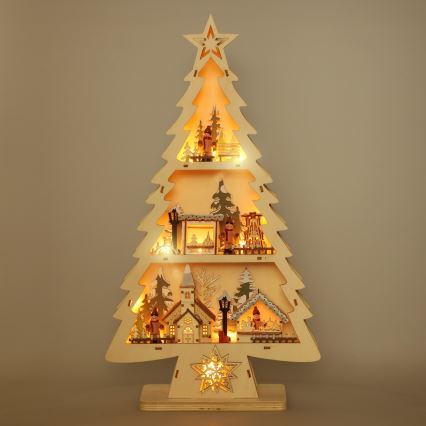 Brilagi - Arbre décoratif de Noël LED, 3xAA