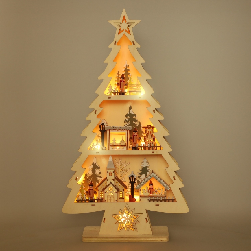 Brilagi - Arbre décoratif de Noël LED, 3xAA