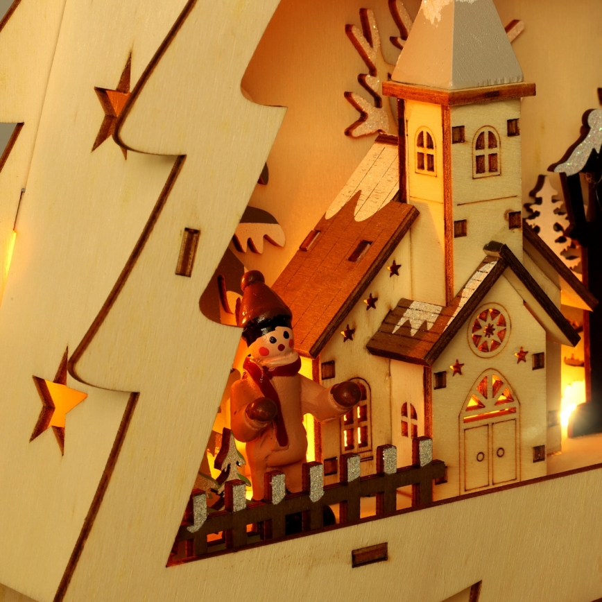 Brilagi - Arbre décoratif de Noël LED, 3xAA