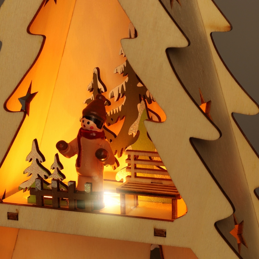 Brilagi - Arbre décoratif de Noël LED, 3xAA