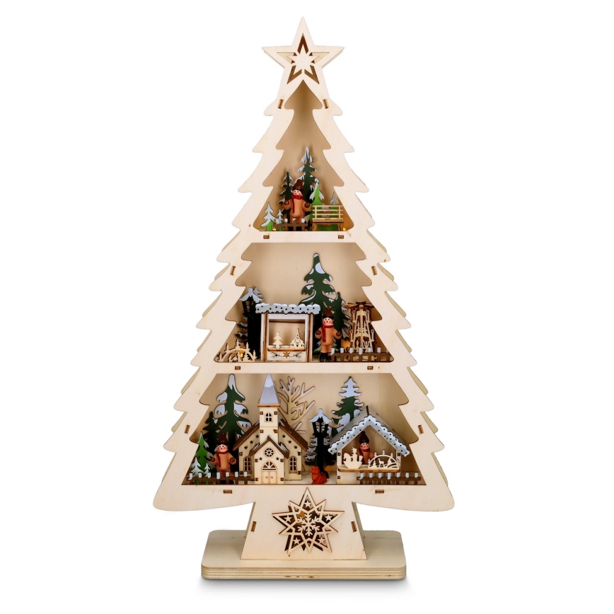 Brilagi - Arbre décoratif de Noël LED, 3xAA