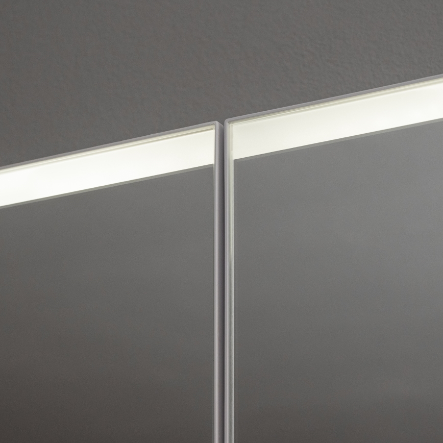 BRILAGI - Armoire-miroir LED de salle de bains avec éclairage intégré NOTO DOUBLE 60x65 cm