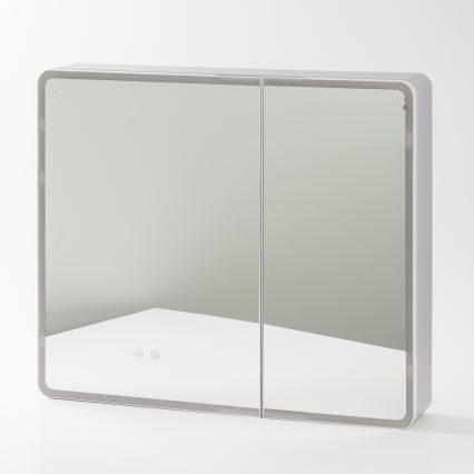 BRILAGI - Armoire-miroir LED de salle de bains avec rétroéclairage NOTO DOUBLE 78x65 cm