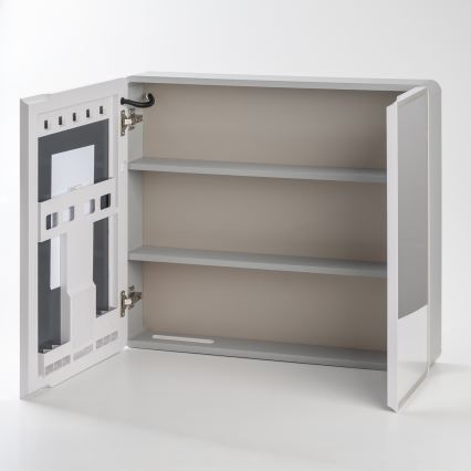 BRILAGI - Armoire-miroir LED de salle de bains avec rétroéclairage NOTO DOUBLE 78x65 cm