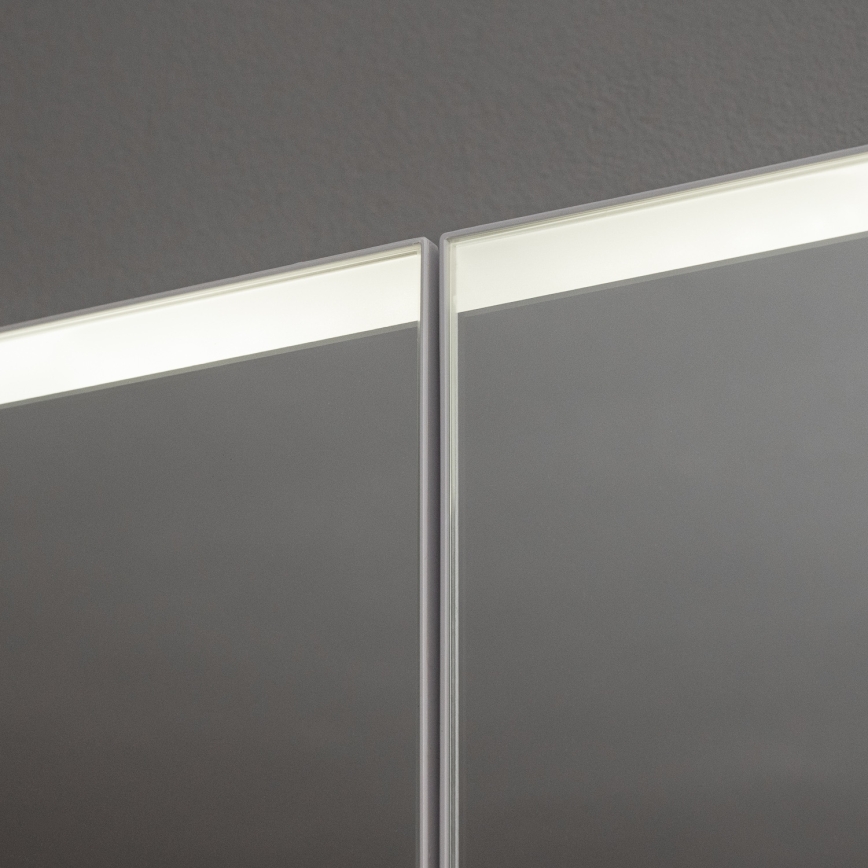 BRILAGI - Armoire-miroir LED de salle de bains avec rétroéclairage NOTO DOUBLE 78x65 cm