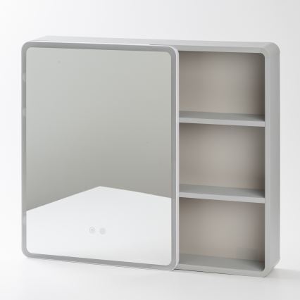 BRILAGI - Armoire-miroir LED de salle de bains rétroéclairée NOTO SINGLE 77x65 cm