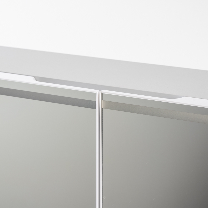 BRILAGI - Armoire-miroir LED pour salle de bains avec éclairage intégré NOTO DOUBLE 77x70 cm