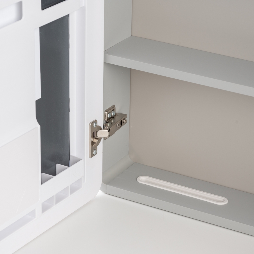 BRILAGI - Armoire-miroir LED pour salle de bains avec éclairage intégré NOTO DOUBLE 77x70 cm