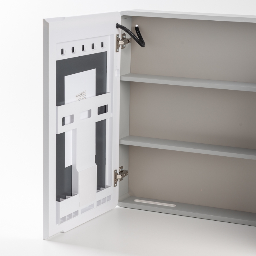 BRILAGI - Armoire-miroir LED pour salle de bains avec éclairage intégré NOTO DOUBLE 77x70 cm