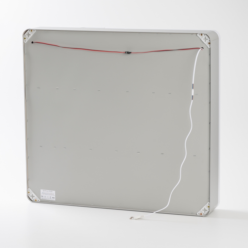 BRILAGI - Armoire-miroir LED pour salle de bains avec éclairage intégré NOTO DOUBLE 77x70 cm