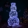 Brilagi - Bonhomme de neige LED pour décoration de Noël extérieure, 3,6 W / 31 LED / 230 V / 6500 K / 120 cm / IP44