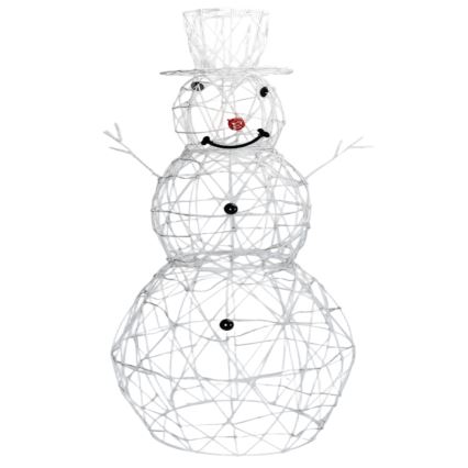 Brilagi - Bonhomme de neige LED pour décoration de Noël extérieure, 3,6 W / 31 LED / 230 V / 6500 K / 120 cm / IP44