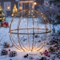 BRILAGI - Boule LED de Noël pour l'extérieur, 1,3 W, 230 V, IP44, Ø 30 cm
